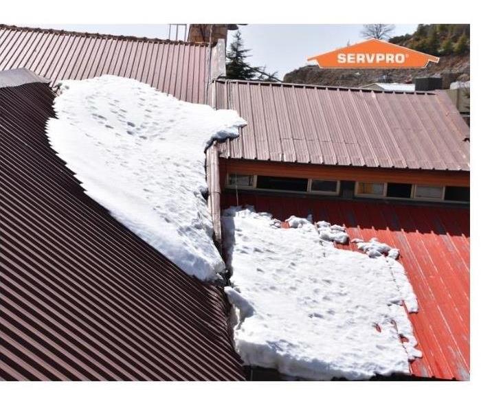 snow on roof servpro logo